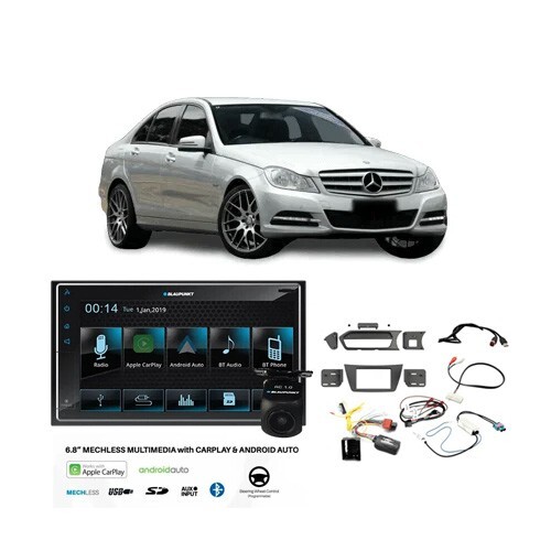 Blaupunkt BP800PLAY + RC1.0 Stereo Upgrade for Mercedes C-Class 2012-2014 W204