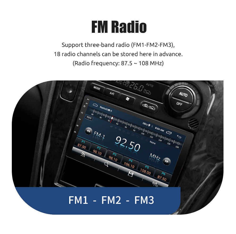 9″ inch Android 11 2+32GB 2 DIN Car Stereo GPS Navi MP5 Player WiFi BT FM Radio