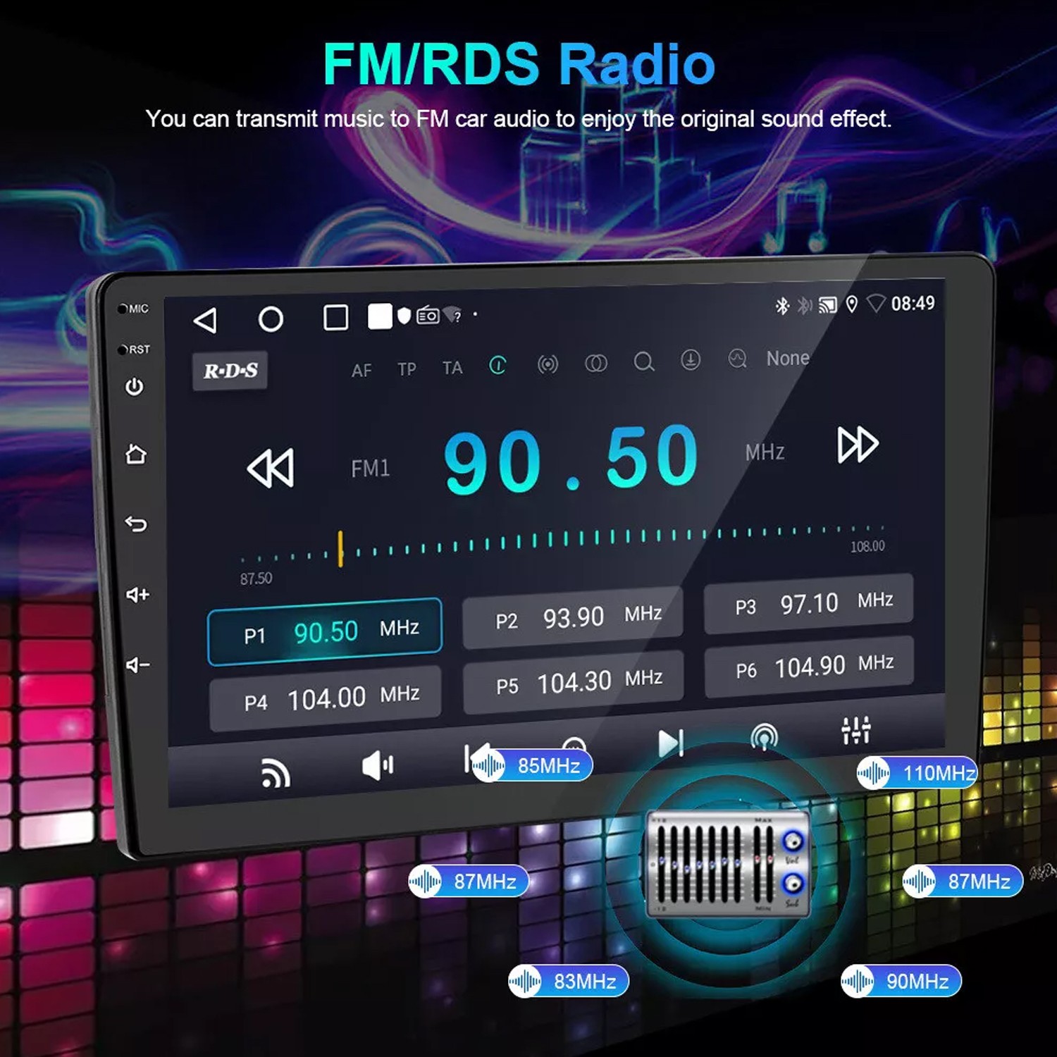10.1″ For Ford Mustang 2010-2014 Android WiFi Car Radio Stereo Carplay GPS Navi