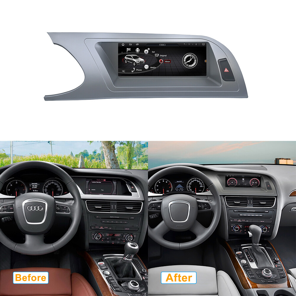 8.8″Car Video Player for Audi A4 2009-2012 Phonelink WiFi DSP BT Music RDS GPS