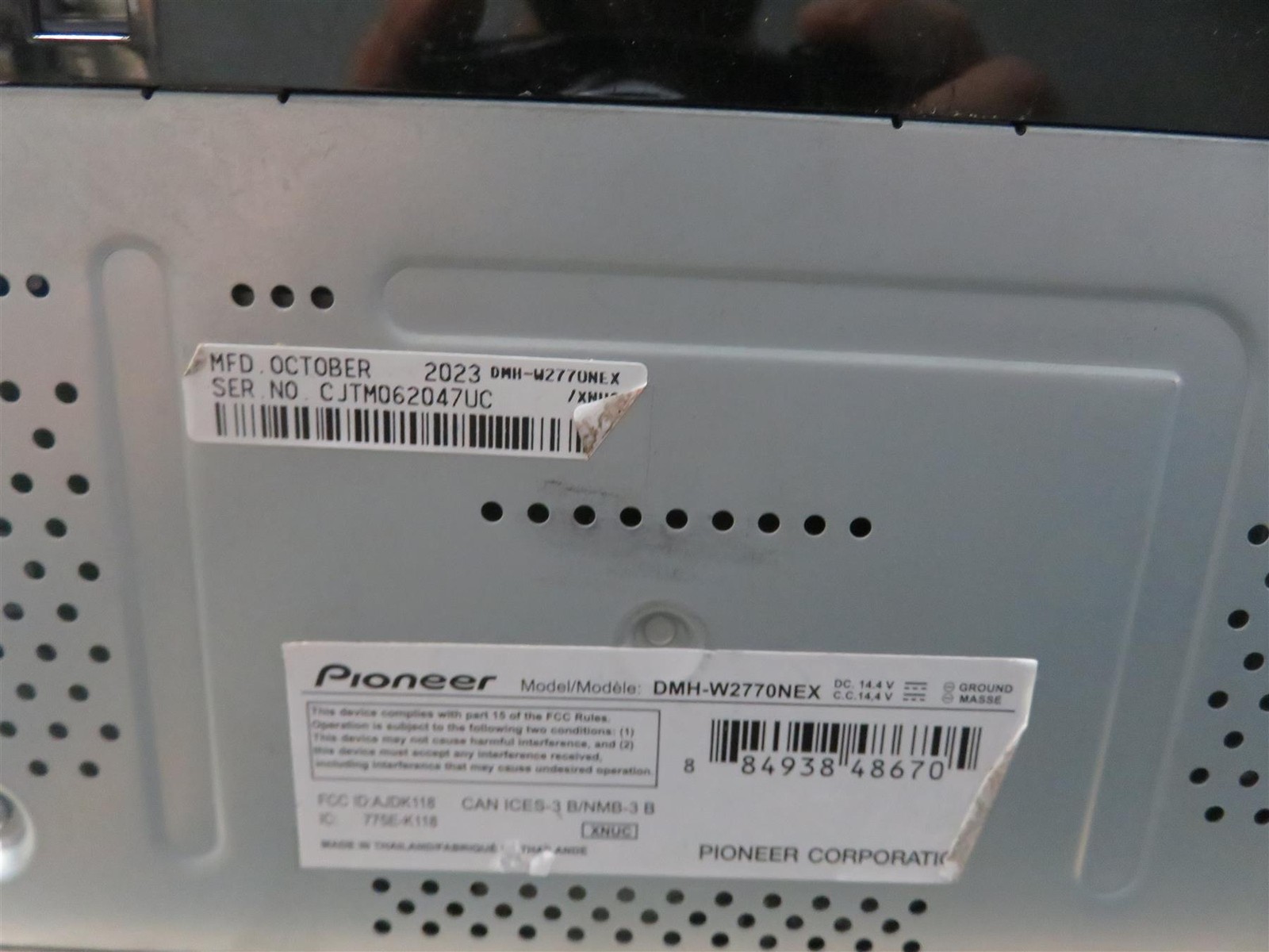 Pioneer DMH-W2770NEX 6.8″ capacitive touchscreen Digital – Free Shipping