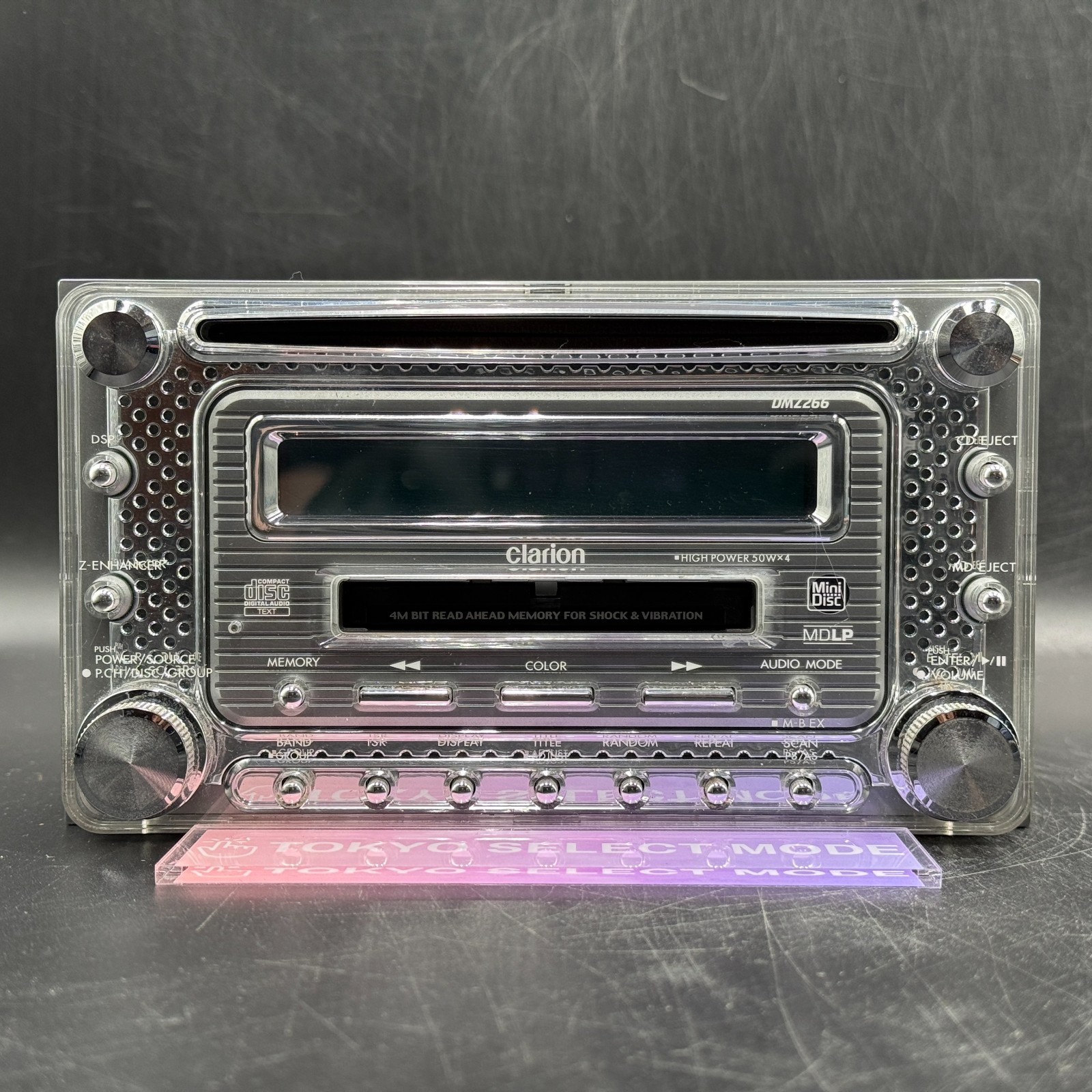 Clarion DMZ266 2DIN Car Audio CD MD Player JDM DSP 12-Color Illumination Stock
