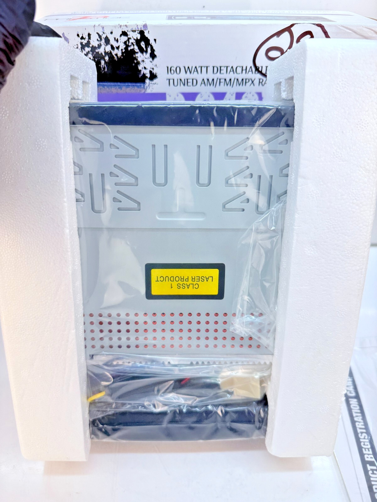 NOS VINTAGE Alpine P-942W REMOVEABLE FACEPLATE CD-R/RW PLAYBACK B27-29