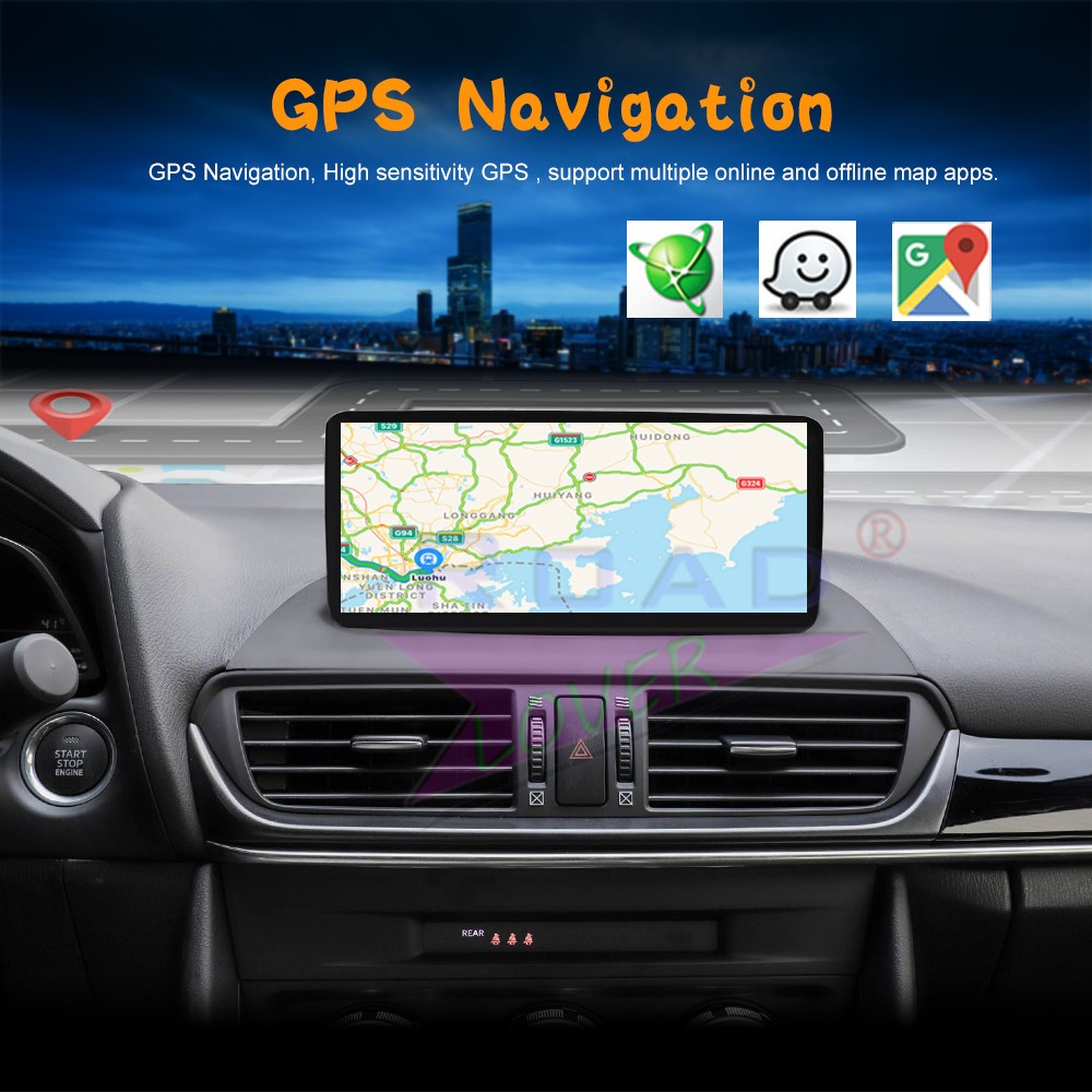 Androind 14.0 Car Stereo Radio for Mazda 3 2020 2021 Auto GPS Navi Carplay 4+64G