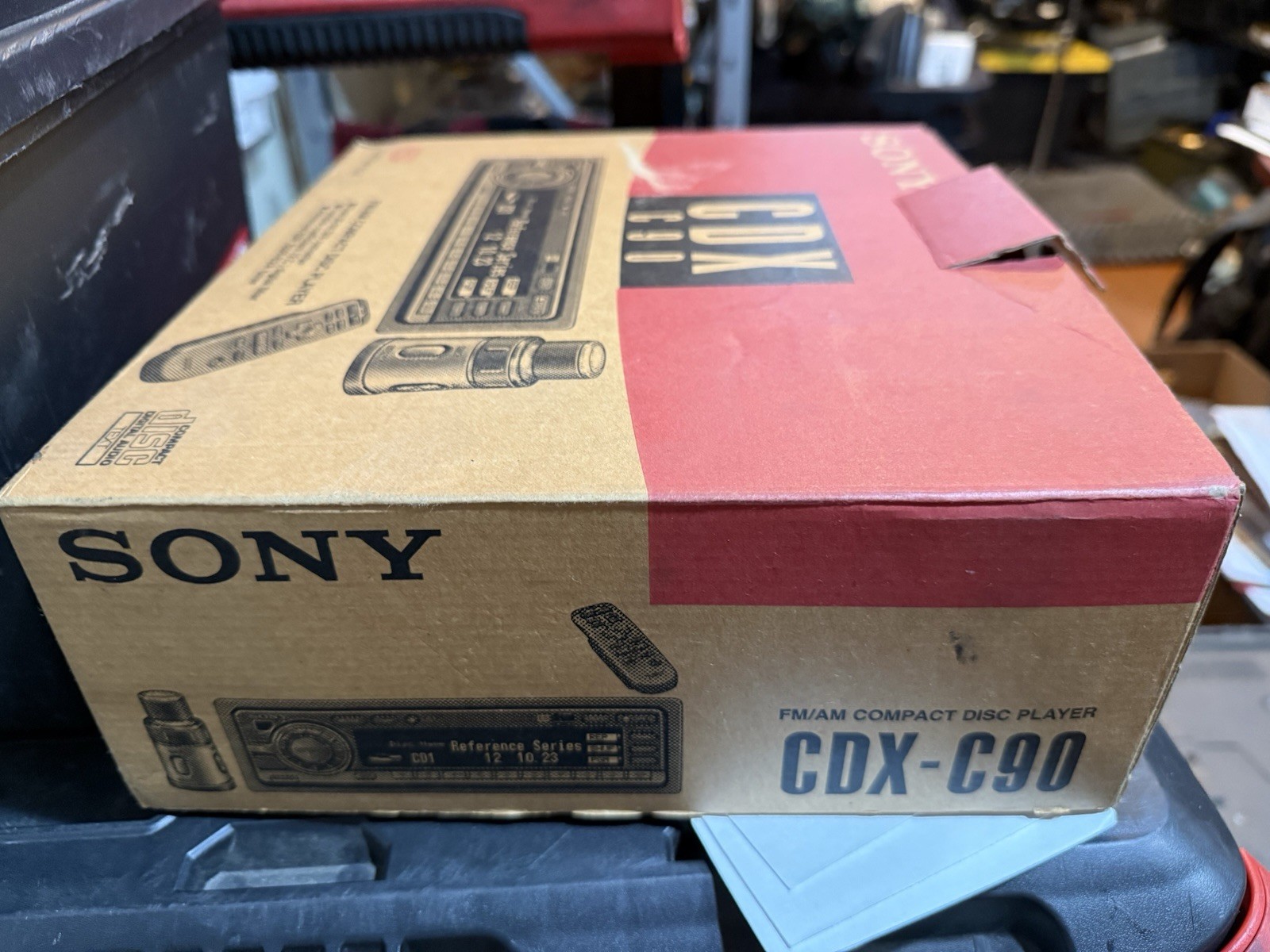 Sony CDX-C90 CD Tuner Excellent Condition Tested – Working Old School SQ Copper