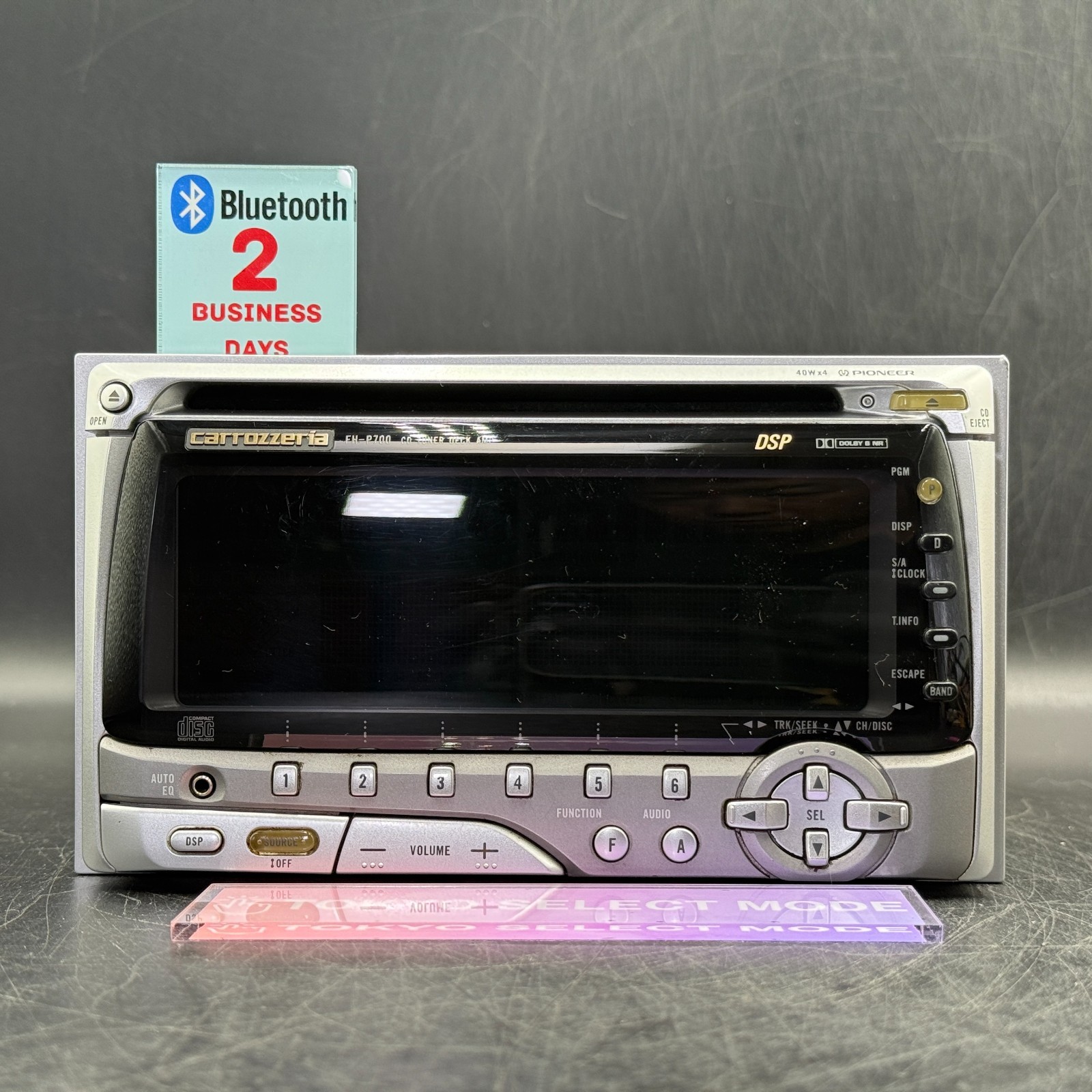 Pioneer Carrozzeria FH-P700 2DIN Car Audio CD Cassette Bluetooth 1997 Vintage