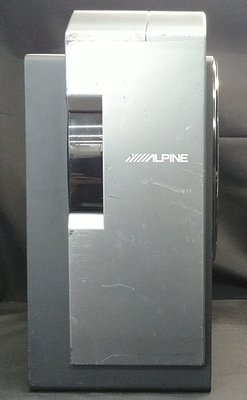 ALPINE SWE-3000 Powered Subwoofer Car Audio Speaker Wired Remote Tested Working