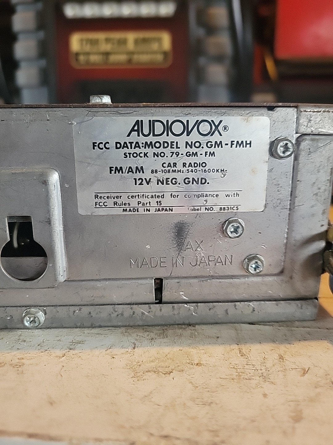 Audiovox Model GM-FMH SPS 1978 – 1987 Untested GMC Olds Buick Pontiac Chevrolet