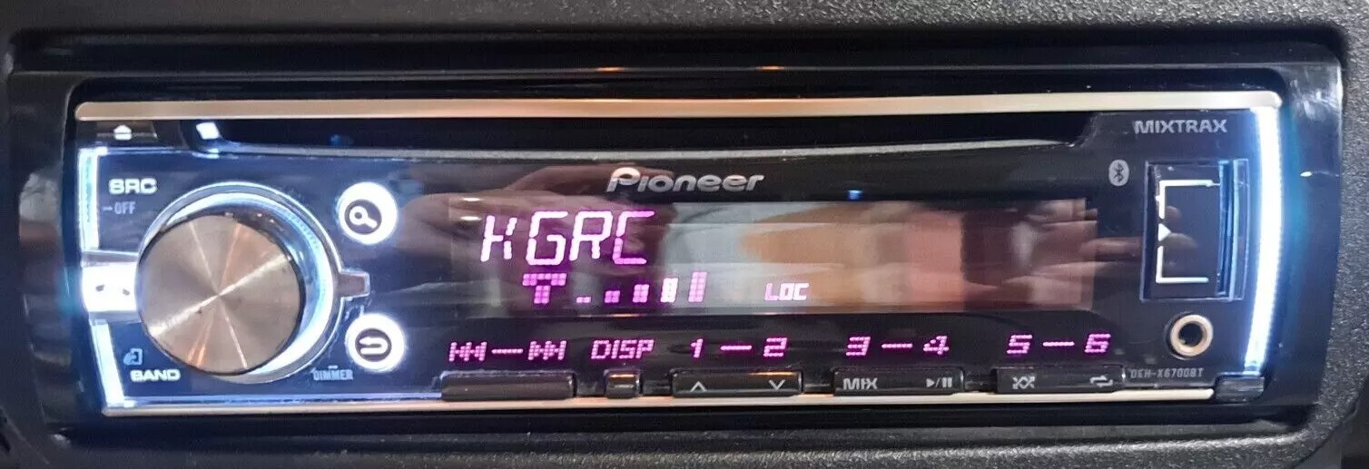 Pioneer DEH-X6700BT MIXTRAX CD Receiver with remote FACEPLATE ONLY 🔥