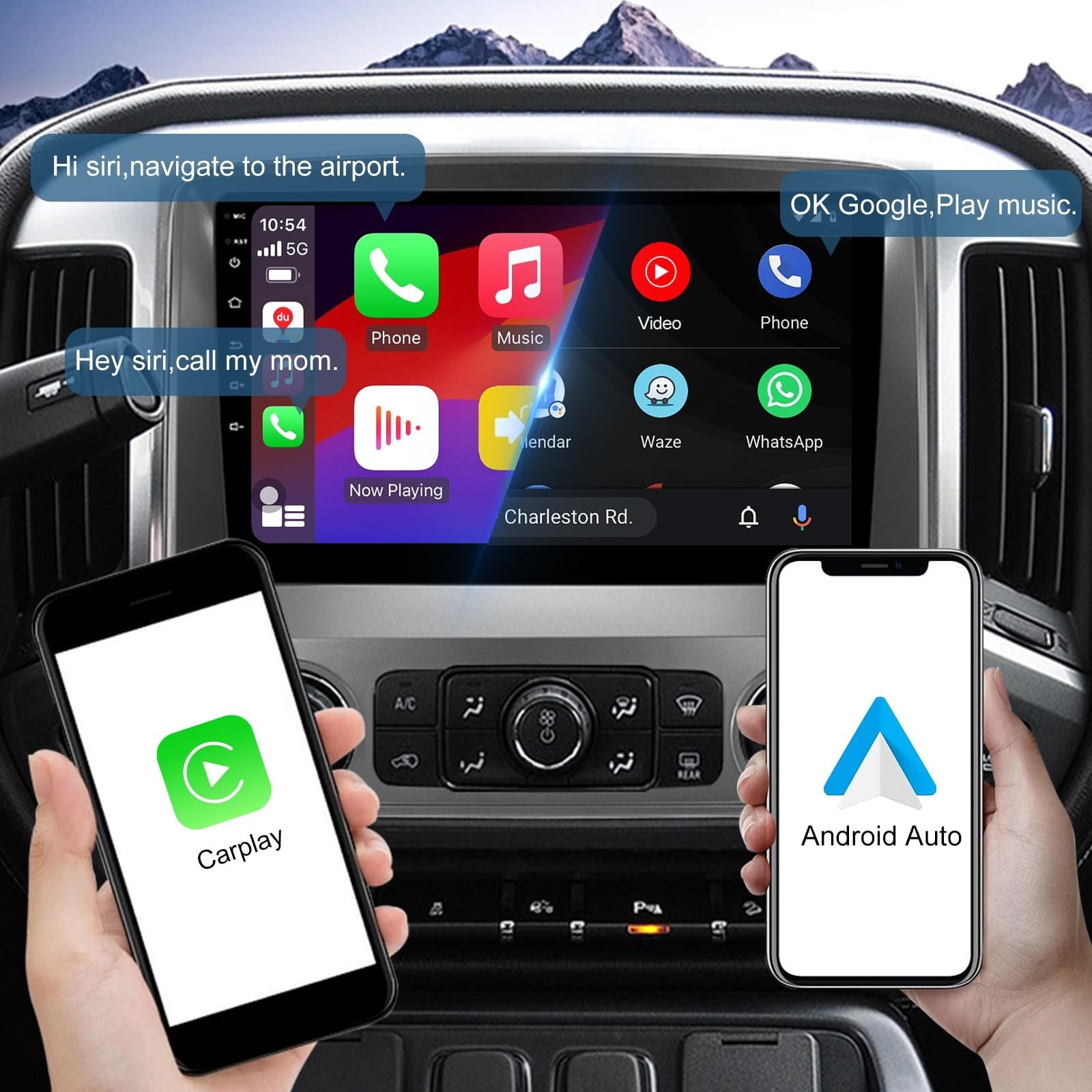 4+64G Android 13 Double Din Car Stereo for Chevrolet Silverado/GMC Sierra 201…