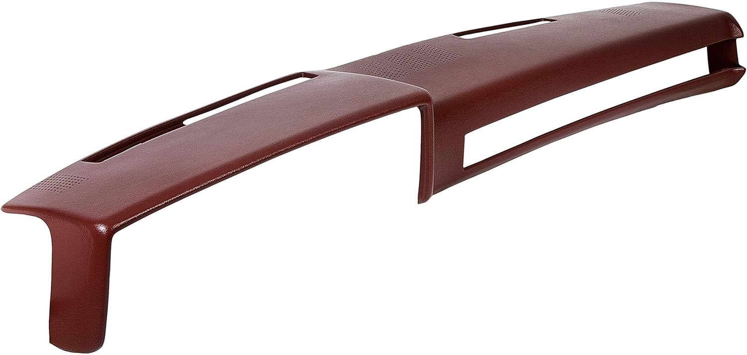 Maroon Dashboard Cover Compatible with 1981-1991 Chevrolet GMC C/K/R/V Truck/Suv
