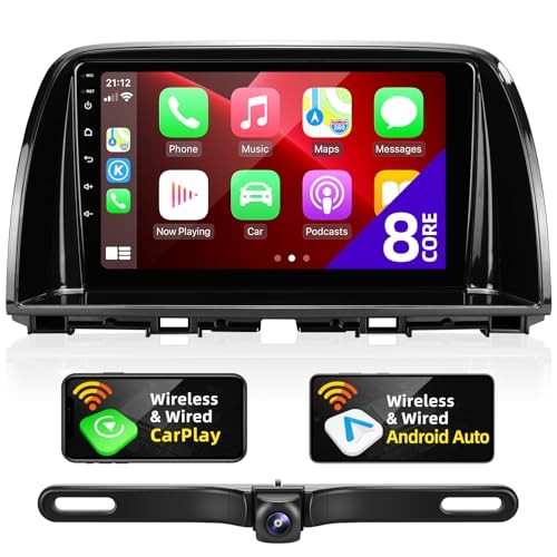 for Mazda CX-5 2013 2014 2015 Compatible with Wireless Carplay Android Auto