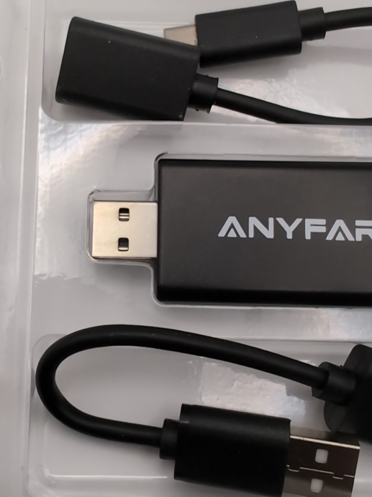 A4 Wireless CarPlay Adapter for iPhone, Android Auto for Android Phone, Dual-cor