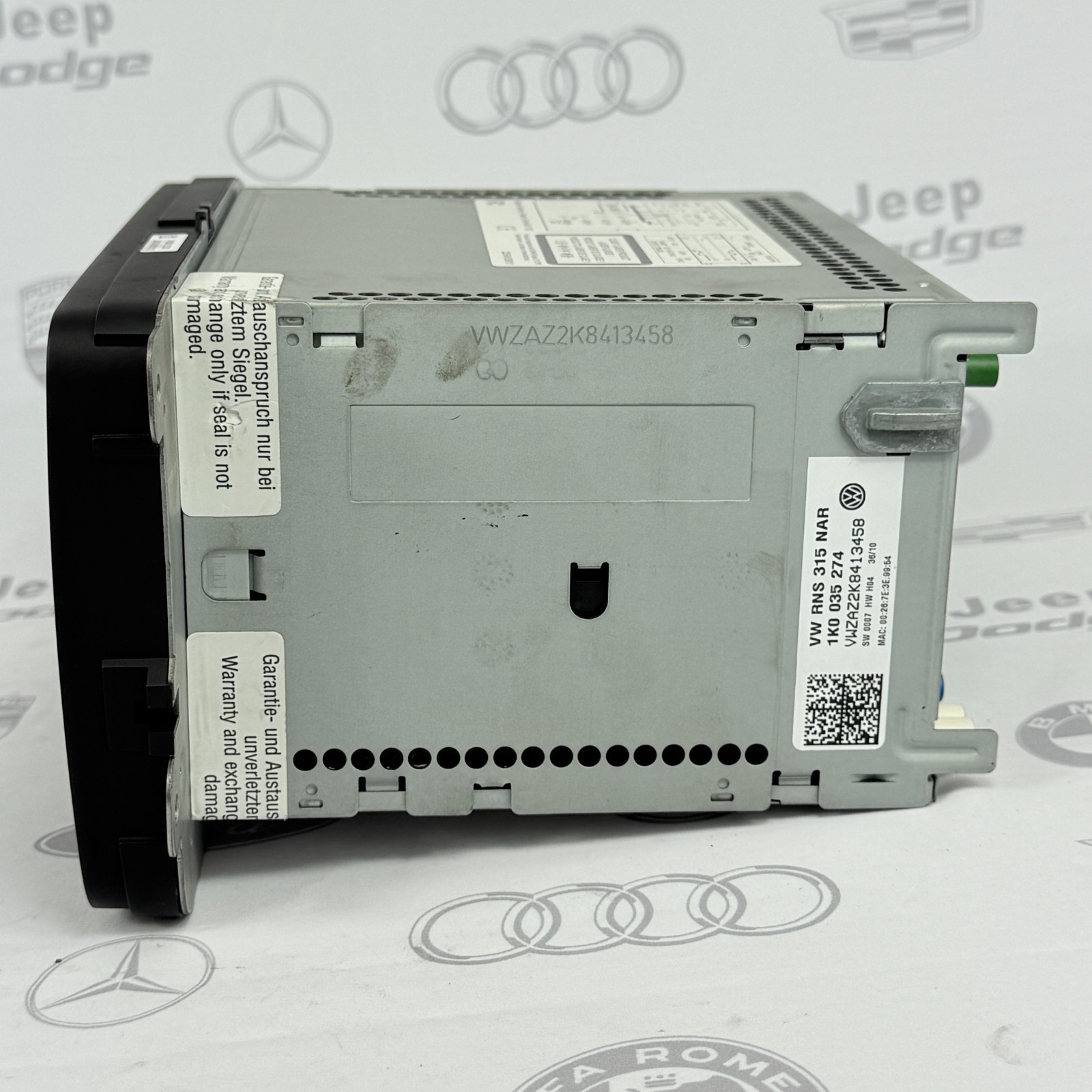 2010‑2016 VOLKSWAGEN Golf Jetta Passat RNS 315 NAR Radio Nav OEM 1K0‑035‑274