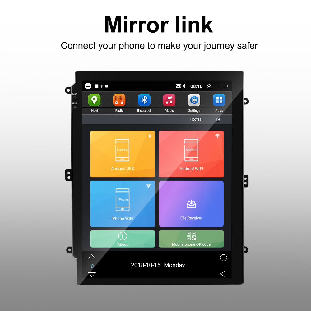 For 14-22 Jeep Grand Cherokee Android Carplay Car Stereo Radio GPS Navi 64G