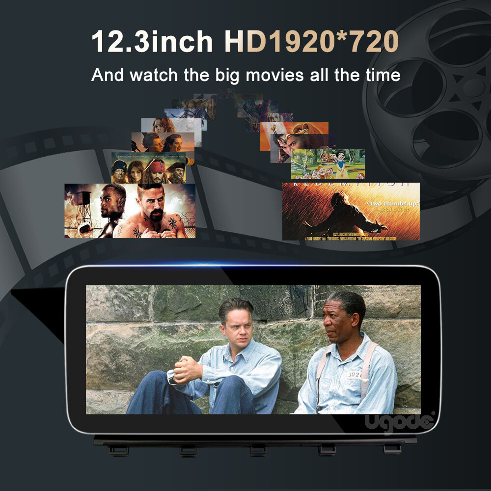 Ugode 12.3inch Android Screen Upgrade Stereo Mercedes Benz GLK 2009-2012 NTG4.0