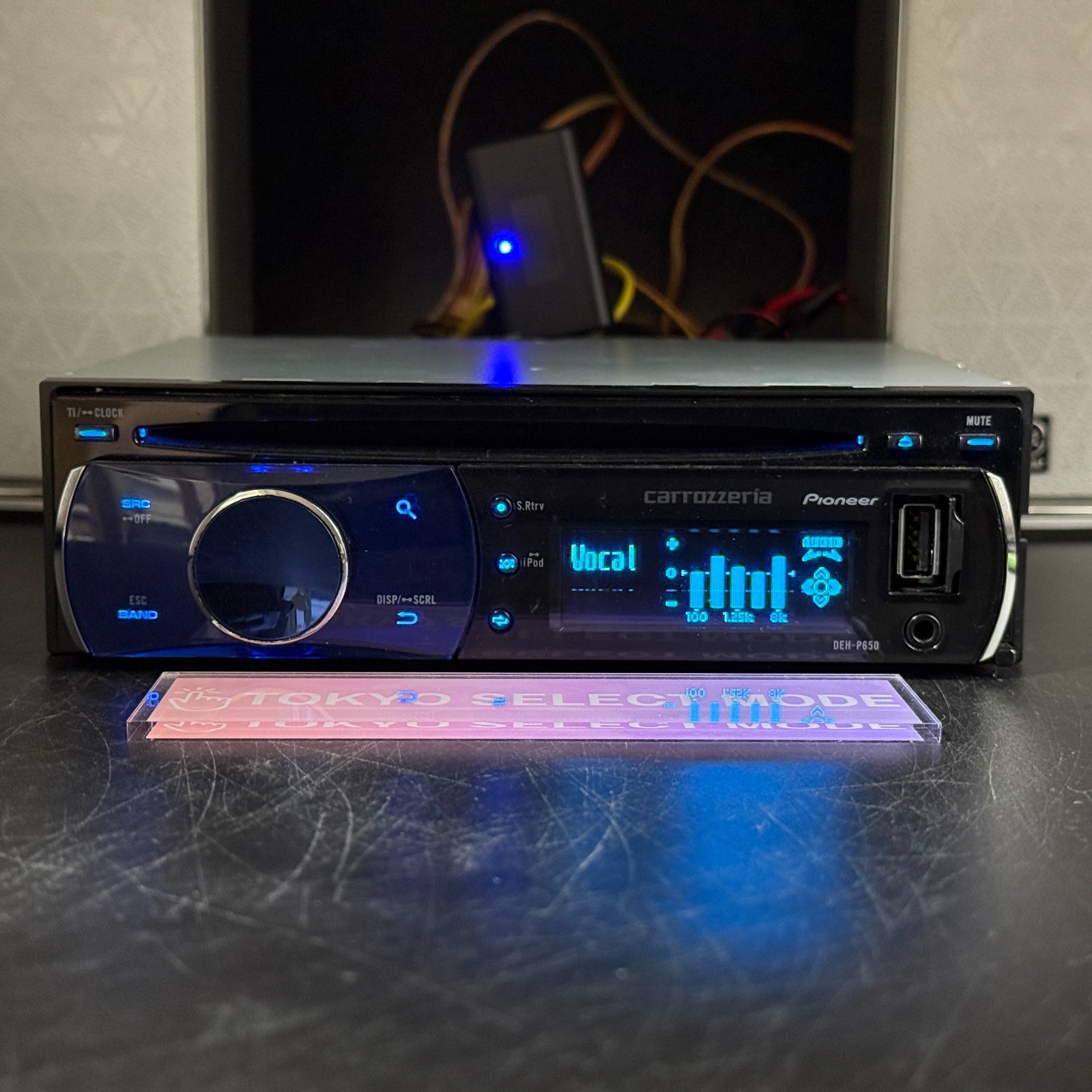 Pioneer Carrozzeria DEH-P650 1Din Car CD Player AUX USB Tested Working In Stock