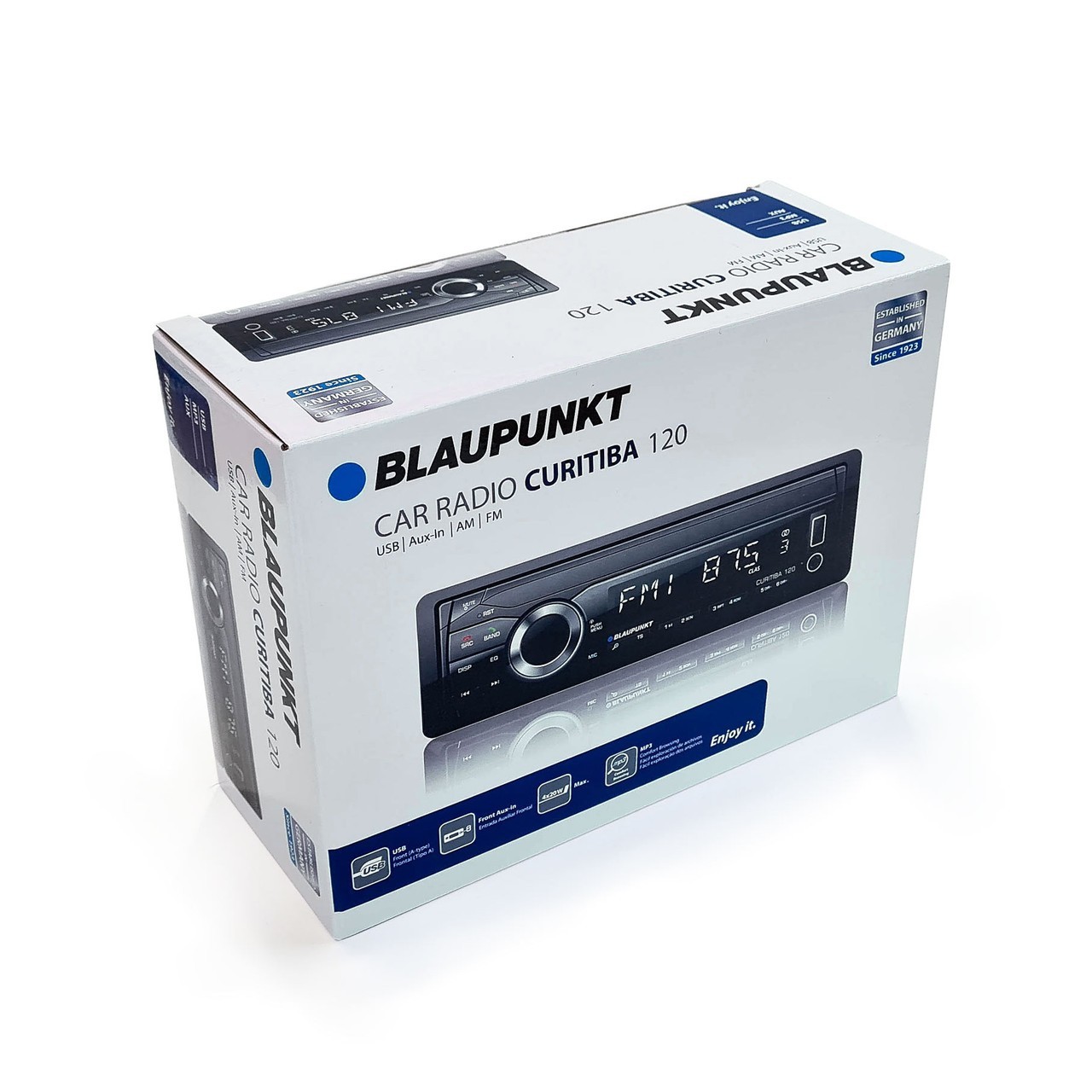 Blaupunkt CURITIBA120 | Single Din Multi-Media Bluetooth Head Unit Car Radio