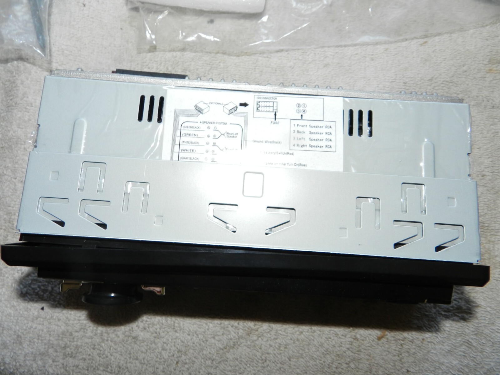 Mosfet 60Wx4 Black LCD Display Car MP3 Player