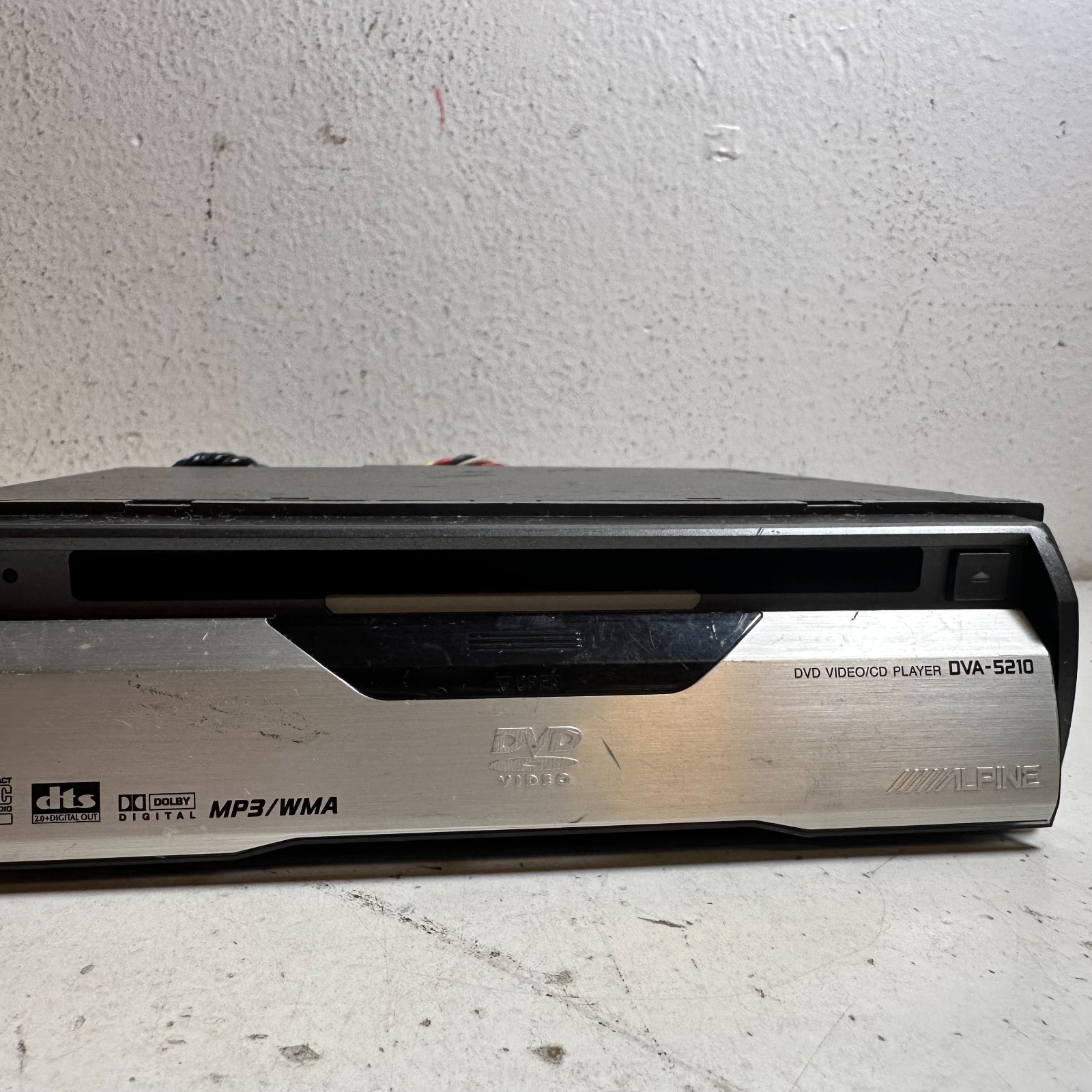 Alpine DVA-5210 Black 1 Din DTS 12V Car Audio MP3 WMA DVD/Video CD Player