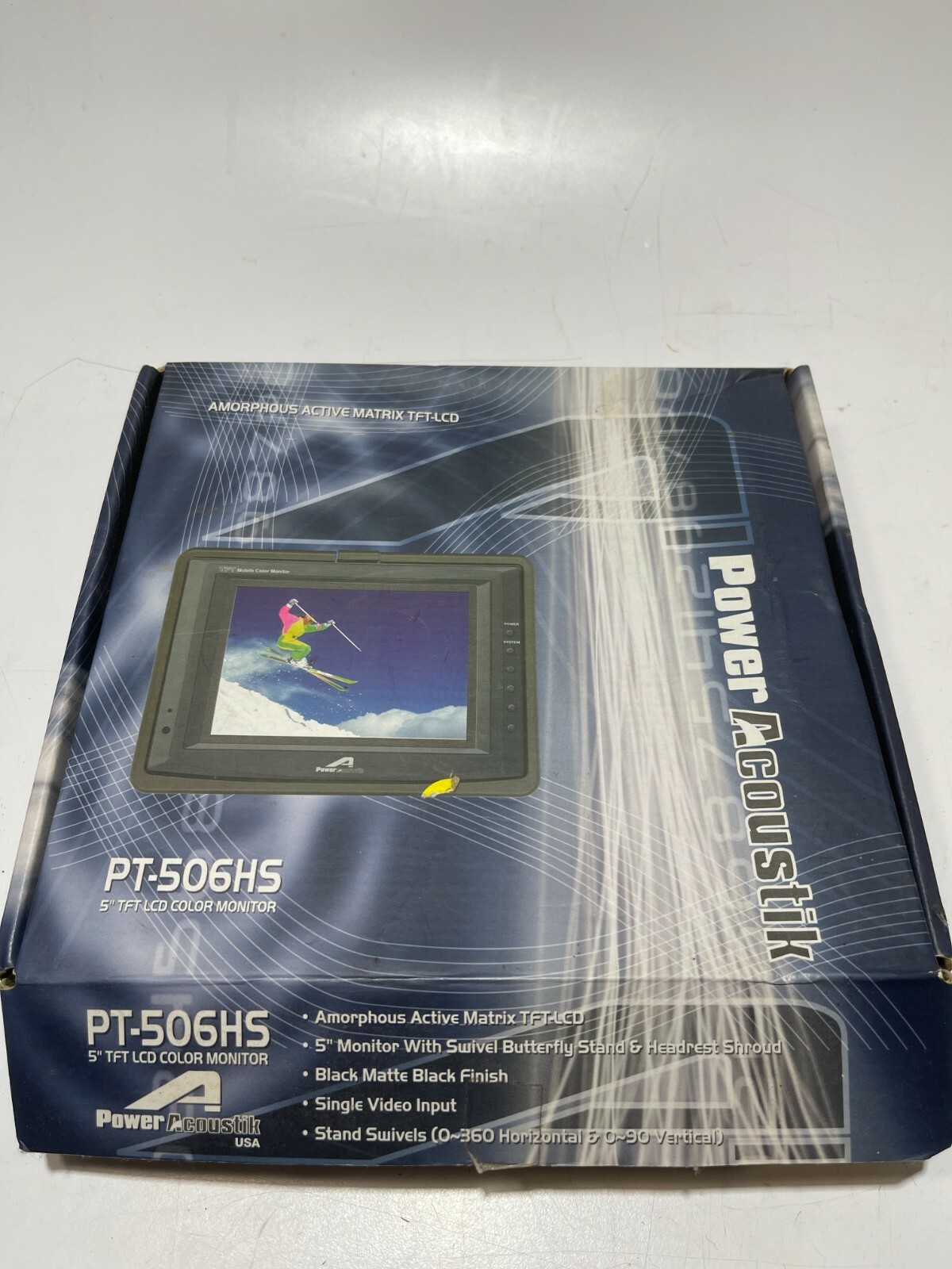 Power Acoustik PT-506HS – LCD Monitor – Display 5″