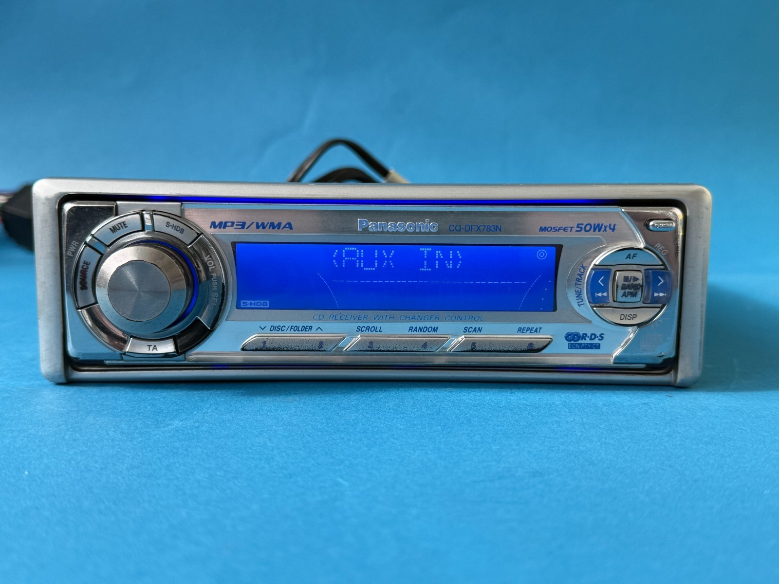 Panasonic CQ-DFX783N Car CD Player Stereo Radio Detachable Face Tested