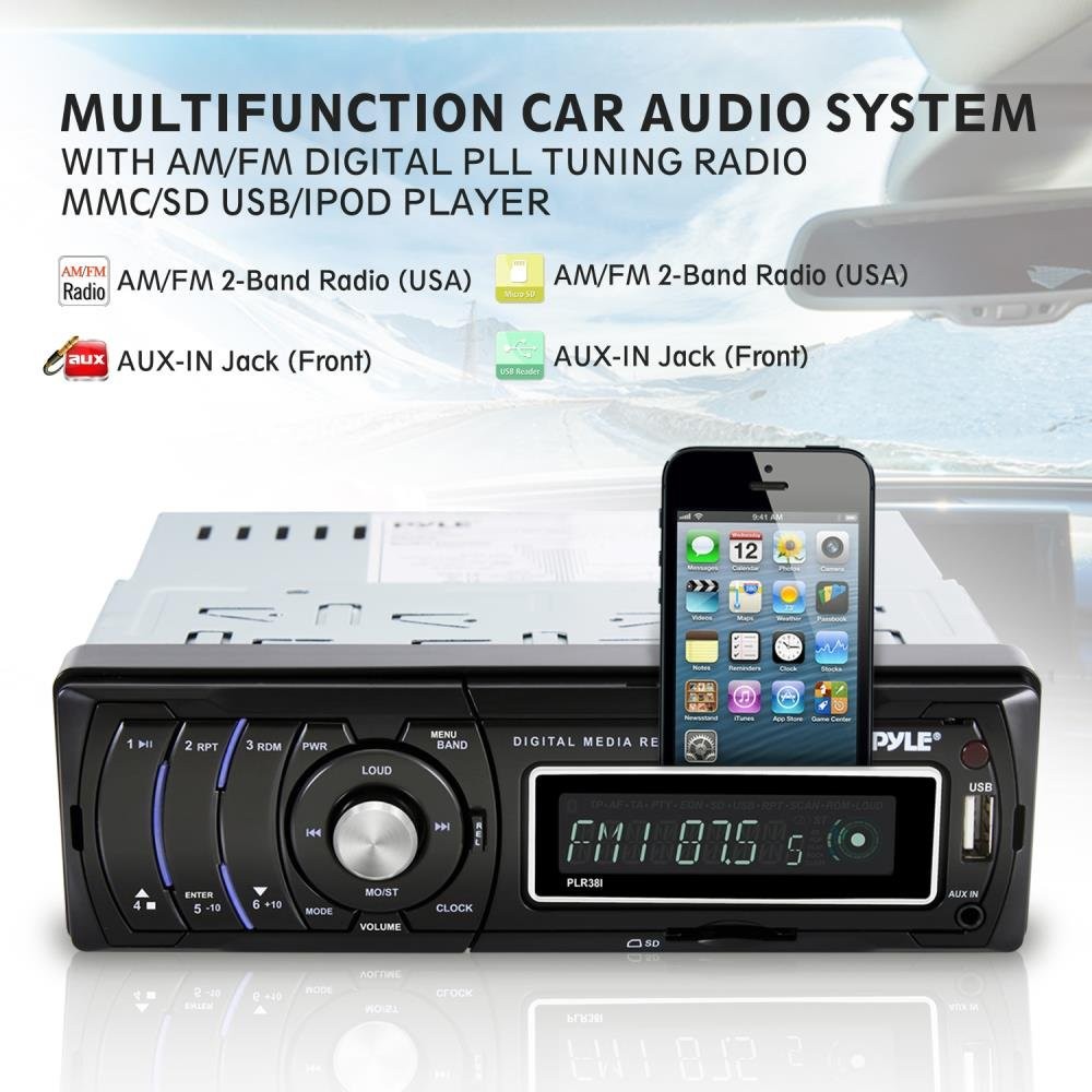 Detachable Face Radio Stereo Receiver