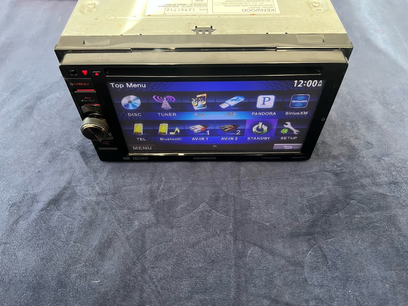 ⭐️Pre-Owned,TESTED⭐️ Kenwood BT|USB|CD|DVD|AM/FM-(DDX371)