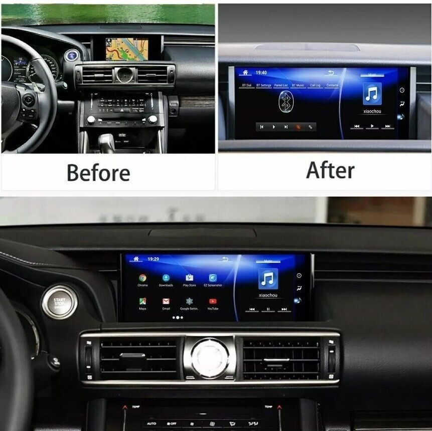 10.25″ Tesla Style Car Radio GPS Carplay For 2013-2019 Lexus IS250/350 RC300/350