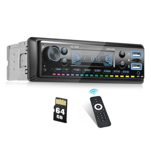 Single Din Bluetooth Multimedia Car Stereo Radio MP3 MP3 with SD Card