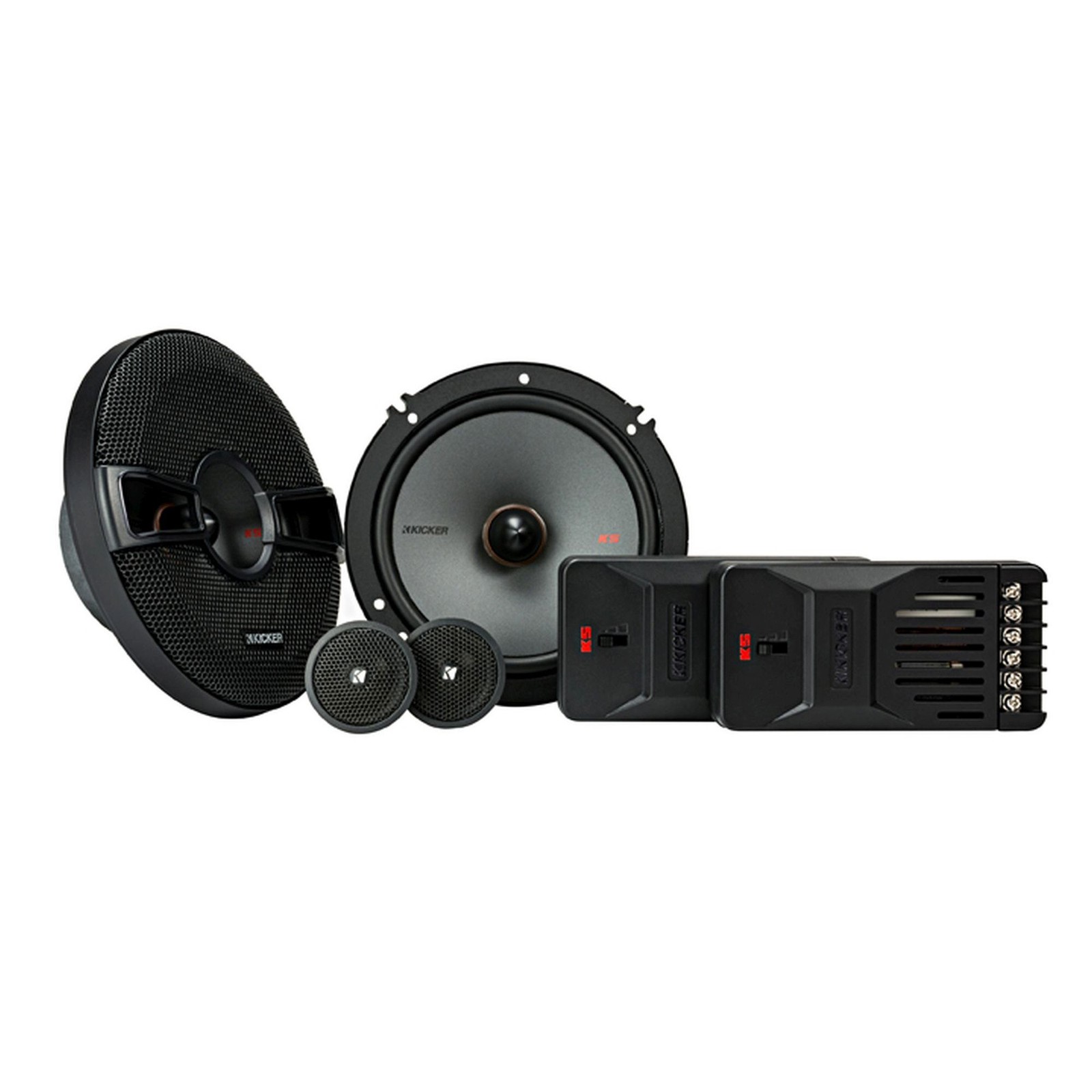 Alpine UTE-73BT BT Receiver No CD Kicker 44KSS6504 6.5″ 44KSC6504 6.5″