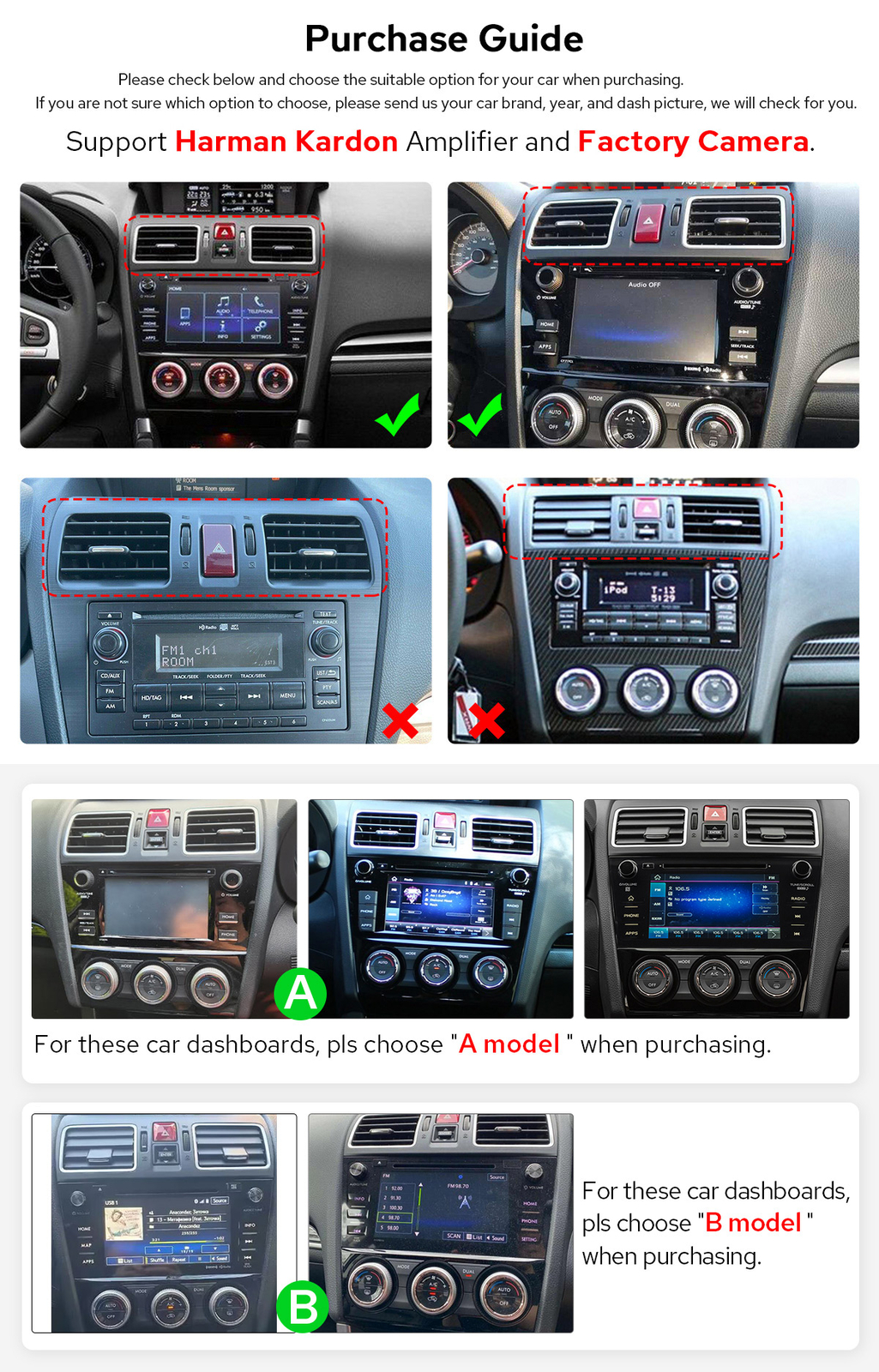 Plug&Play 10.1 Inch Android Radio For Subaru Forester Impreza WRX STi 2013-2018