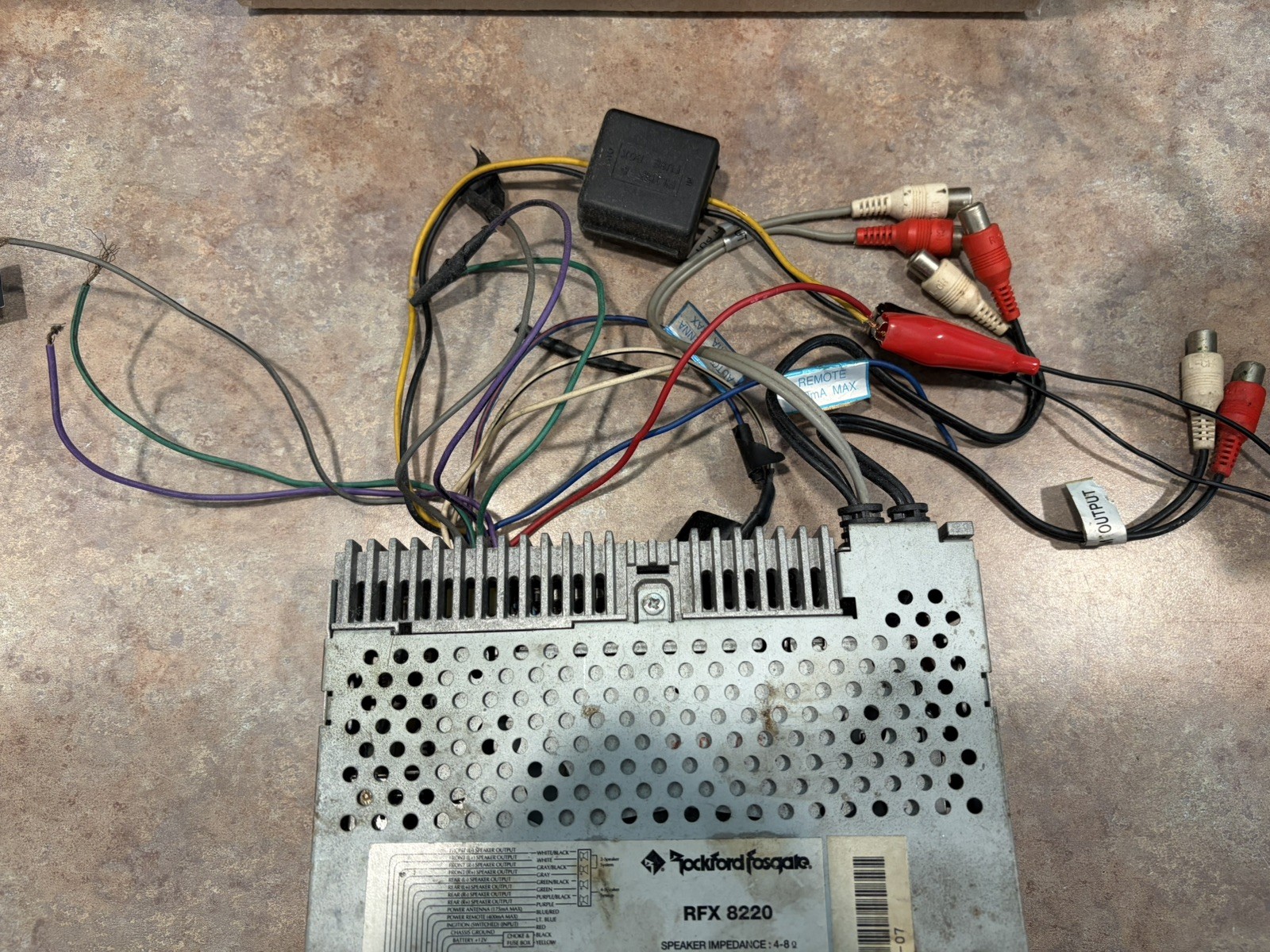 Rockford Fosgate RFX-8220 CD Changer Controller CD Receiver Radio Old School