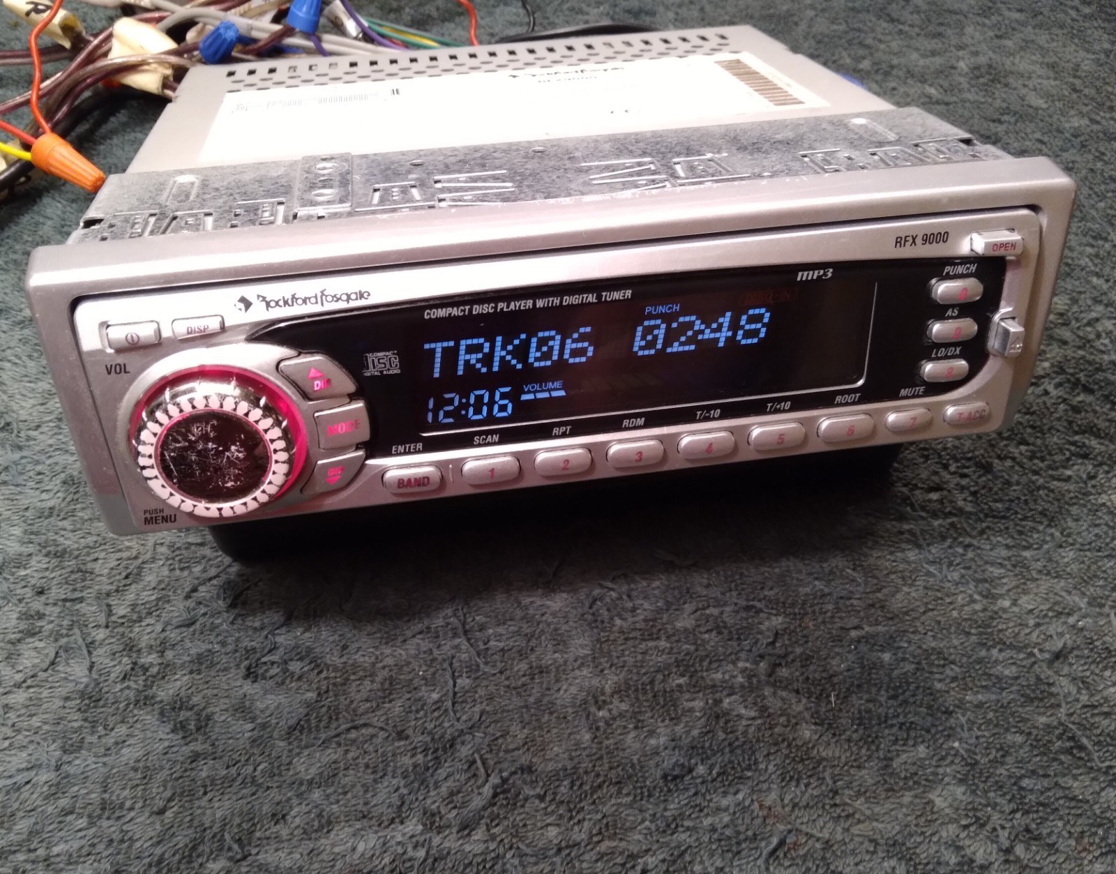 “Old School” Rockford Fosgate, RFX9000, CD/MP3/ Receiver,