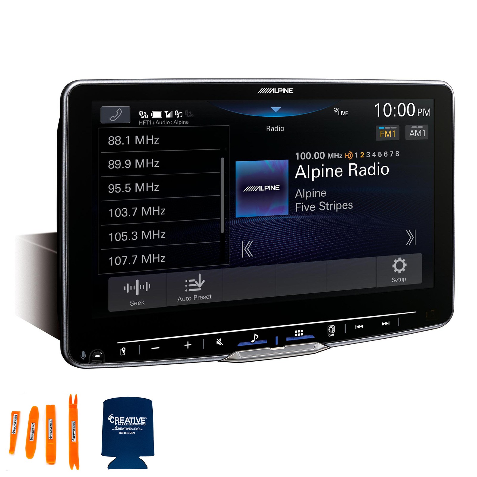 Alpine ILX-F511 Halo11 11″ Multimedia Receiver w/ Navigation & Satellite Tuner