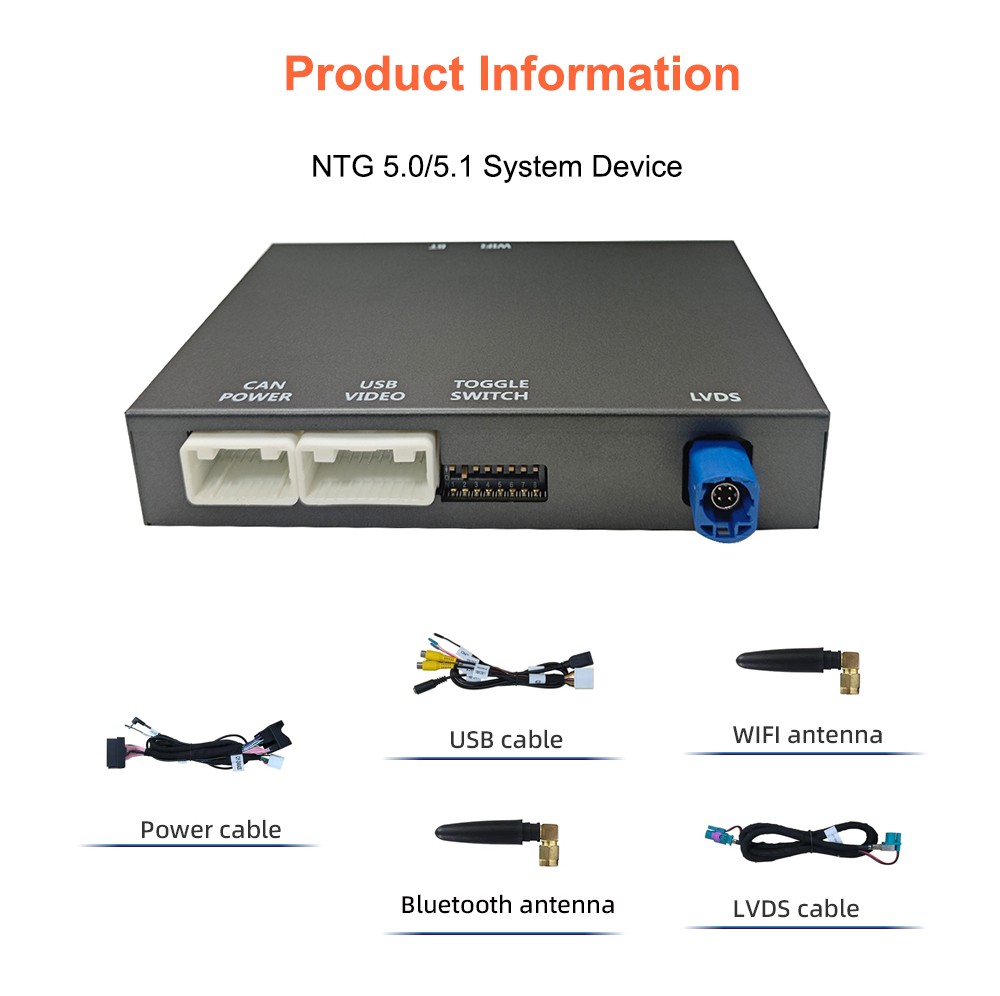 Wireless Carplay Android Auto Interface For Mercedes Benz C Class W205 NTG 5.0