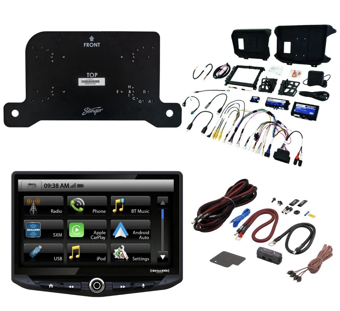 Stinger UN1810/HEIGH10 Digital Multimedia 10″ Head Unit Car Play/Android Radio