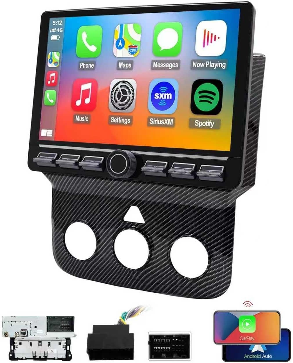 10.1″ 8Core 32GB 4G_LTE Android Auto Carplay for 2013-2018 Dodge RAM 1500-3500
