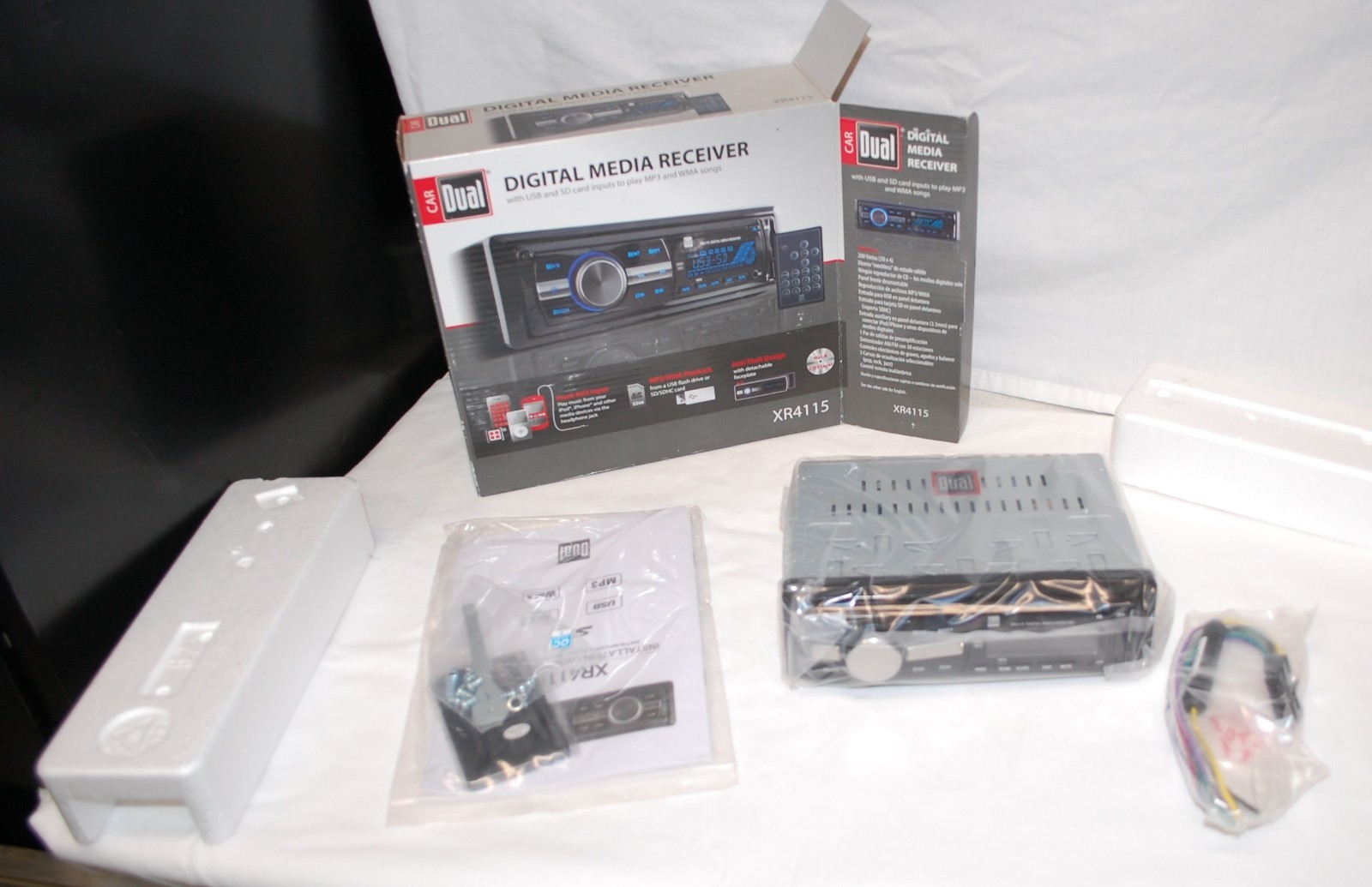 Dual Electronics XR4115 Digital Media Receiver with USP & SD inputs New in Box