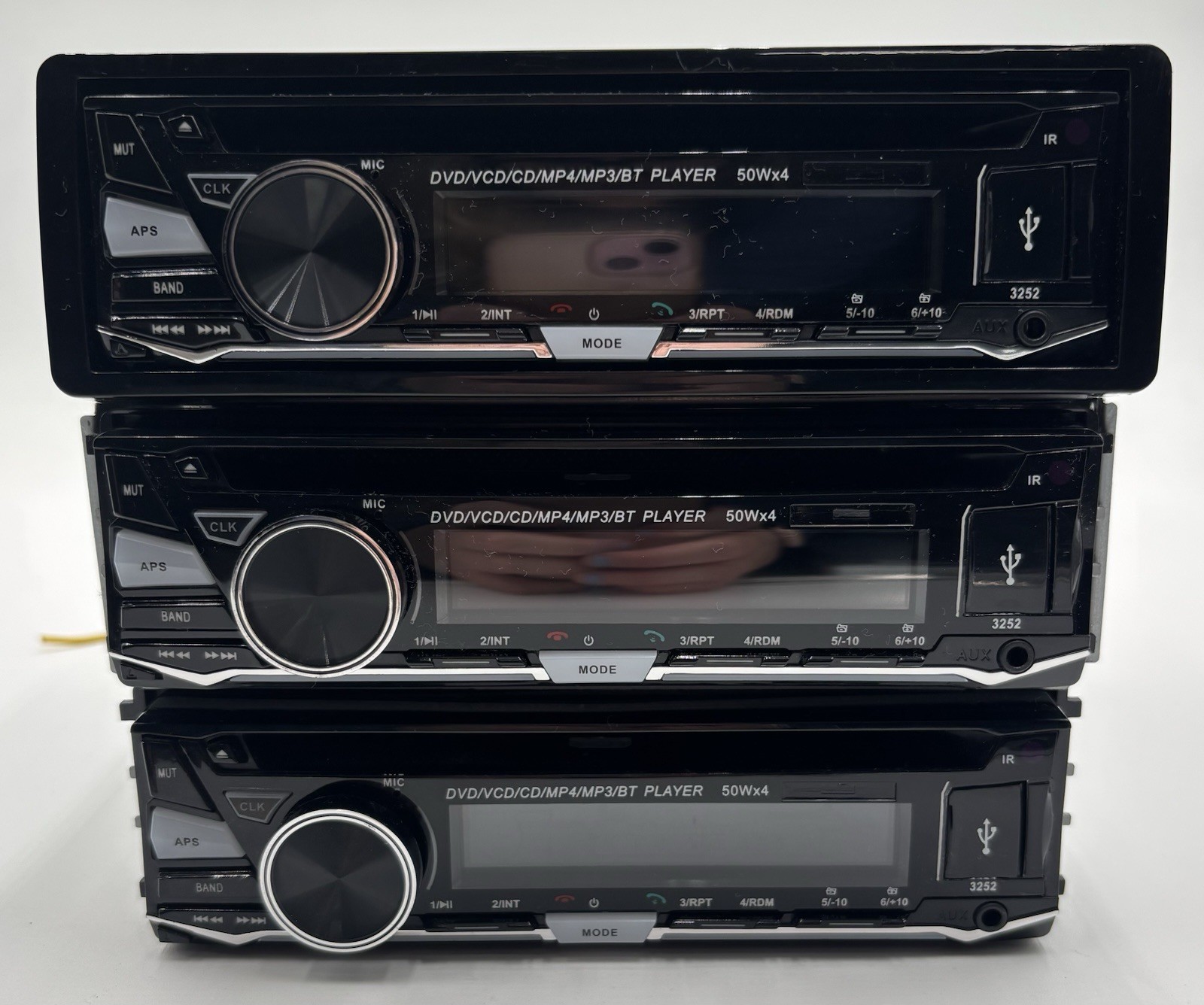 Bundle Of 3 Car Radios – 50Wx4