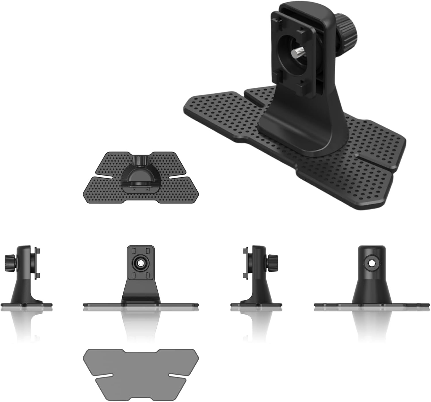 Replacement Carplay Mount for Portable Car Play Screen Holes black