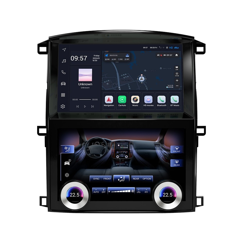10″ Android Car Radio Carplay Screen For Toyota Land Cruiser 2002-07 Lexus LX470