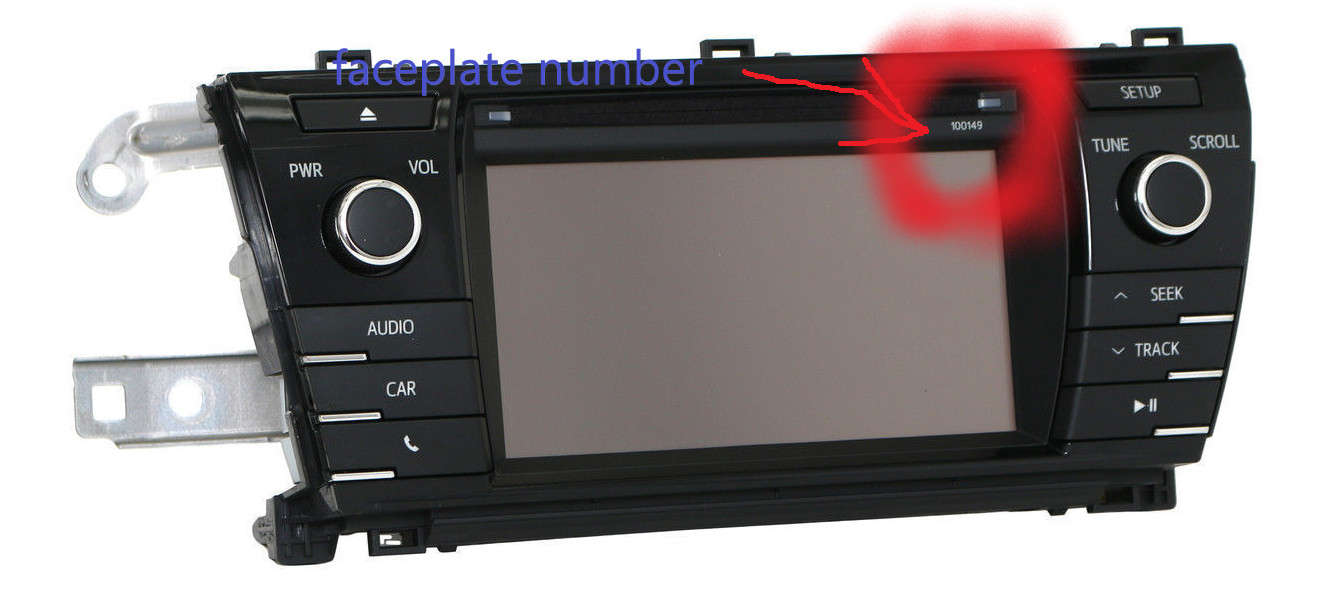 TOYOTA RADIO Digitizer display TOUCH SCREEN GLASS PAD Panel Navigation OR NO GPS