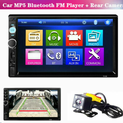 7″ Inch 2Din Car Stereo Radio HD Mp5 Player Touch Screen Bluetooth Radio &Camera