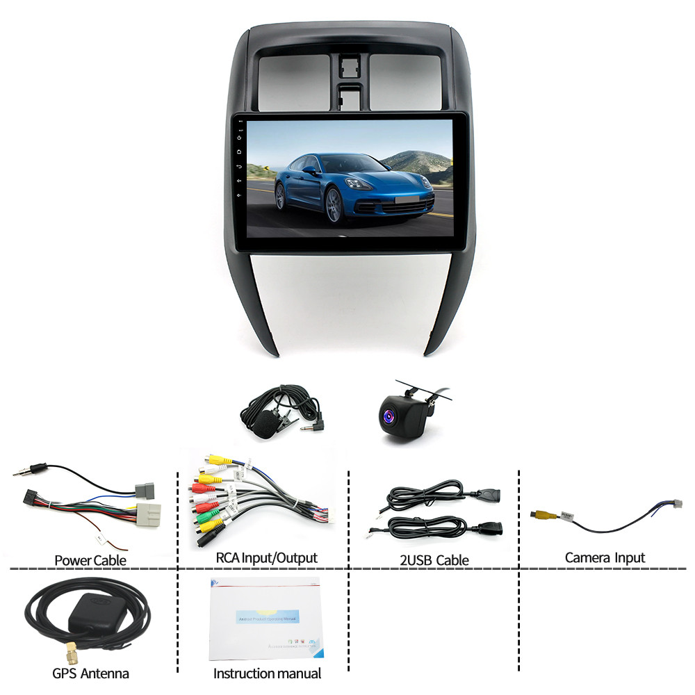 Android 14 Car Radio Stereo Carplay RDS For Nissan Versa Sedan 2015-2019 4G+64GB