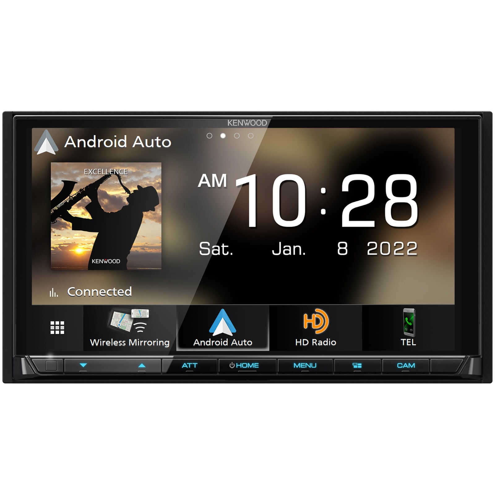 Kenwood DMX958XR Multimedia Receiver Wireless Apple CarPlay and Android Auto
