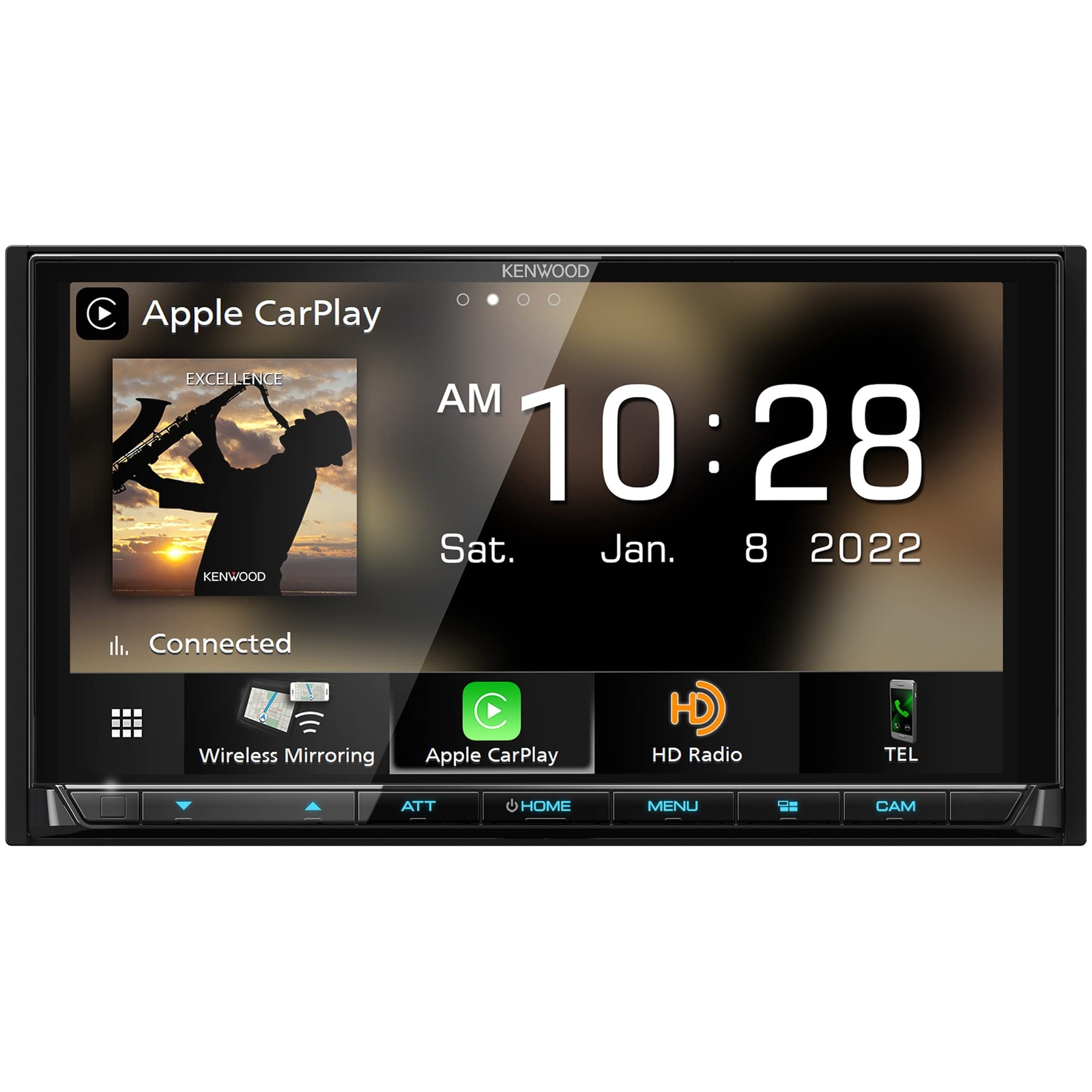 KENWOOD DMX958XR Car Stereo 6.8″ Screen AM FM HD DVD BT CarPlay Android Auto