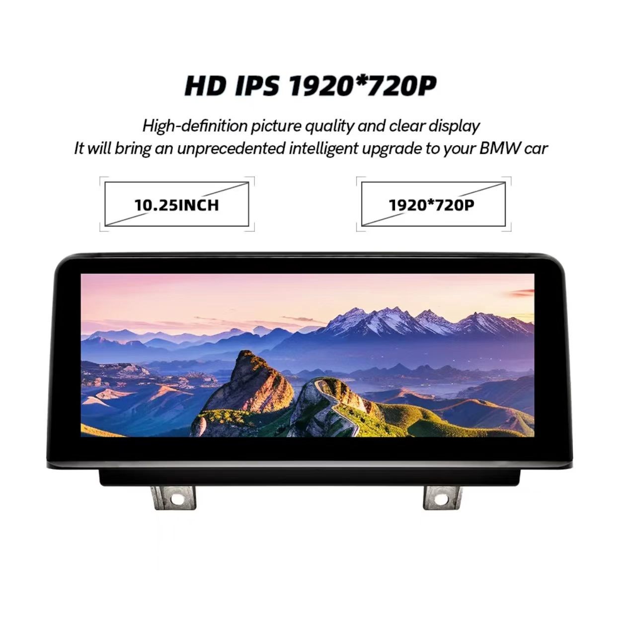 10.25” Carplay/Android Auto TouchscreenFor BMW X5 X6 CIC E70 E71 2011-2013