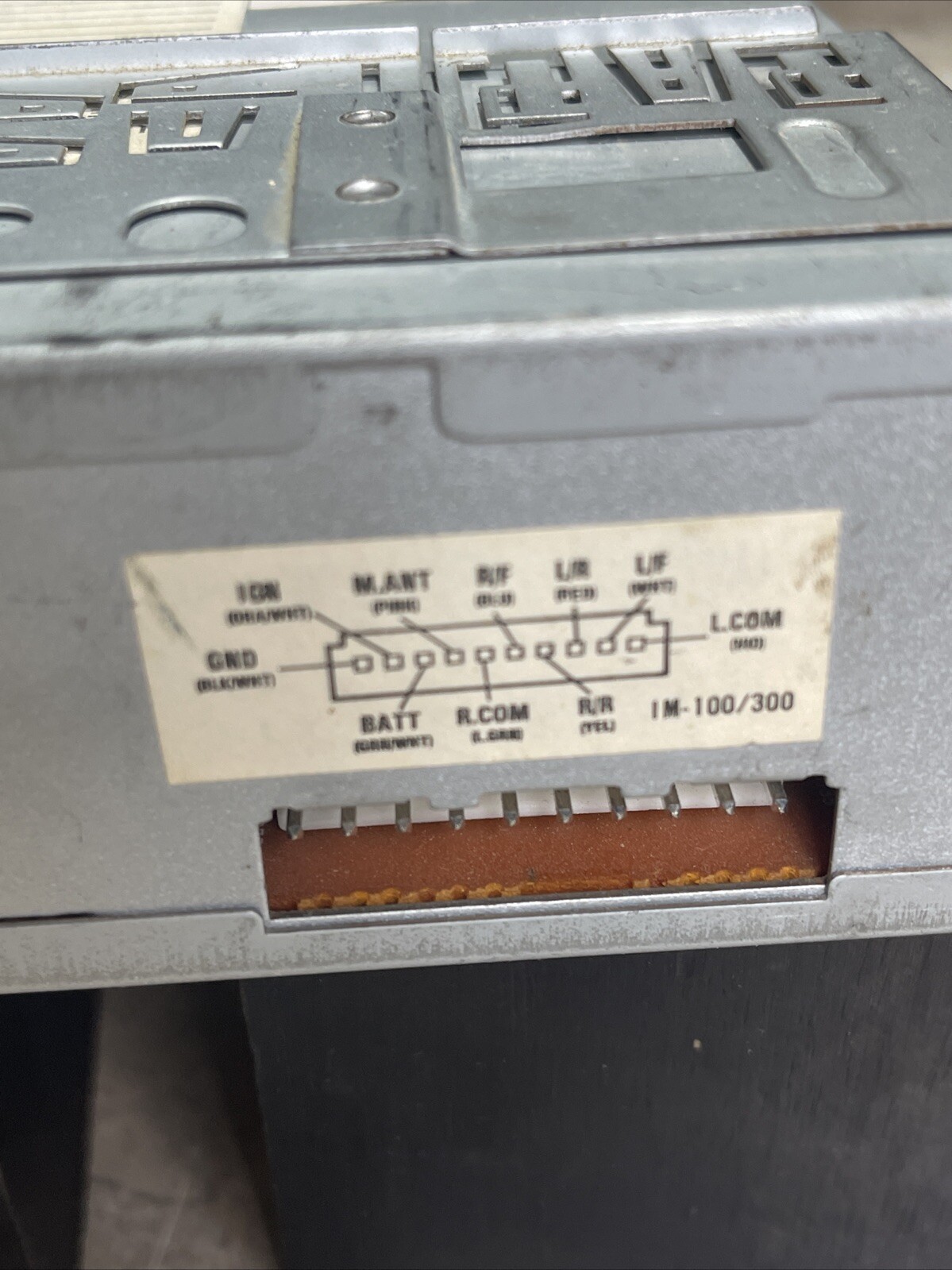Vintage Audiovox SPS AM/FM Stereo Car Radio, IM-100 For Parts