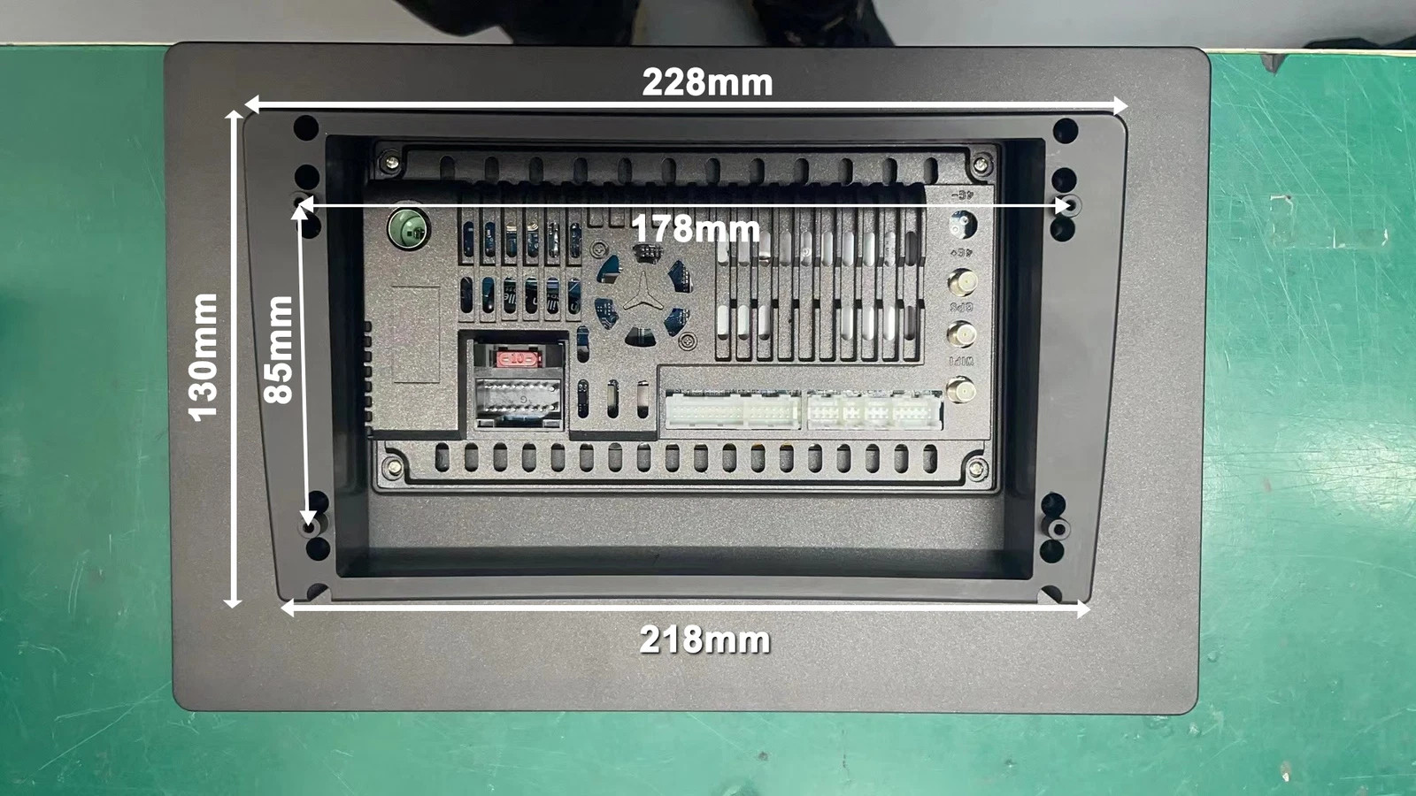 REAKOSOUND Bluetooth Single Din Car Stereo MP3 Player Radio In-Dash Fm USB AUX
